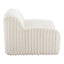 Sillón Ocasional para Recepción - ZUO OSTERBRO - Crema - Asiento y Respaldo Tapizados - 110278 - Zuo - NOGAL BEAT - Sillón Ocasional