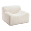 Sillón Ocasional para Recepción - ZUO OSTERBRO - Crema - Asiento y Respaldo Tapizados - 110278 - Zuo - NOGAL BEAT - Sillón Ocasional
