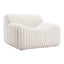 Sillón Ocasional para Recepción - ZUO OSTERBRO - Crema - Asiento y Respaldo Tapizados - 110278 - Zuo - NOGAL BEAT - Sillón Ocasional
