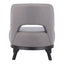 Sillón Ocasional para Sala de Espera - ZUO MISTLEY - Gris - Asiento y Respaldo Tapizados - 110110 - Zuo - NOGAL BEAT - Sillón Ocasional