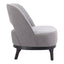 Sillón Ocasional para Sala de Espera - ZUO MISTLEY - Gris - Asiento y Respaldo Tapizados - 110110 - Zuo - NOGAL BEAT - Sillón Ocasional