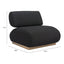 Sillón Ocasional para Salón de Belleza - ZUO BARSA - Negro - Asiento y Respaldo Tapizados en Tejido Texturizado - 109932 - Zuo - NOGAL BEAT - Sillón Ocasional