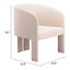 Sillón Ocasional para Salón de Belleza - ZUO HULL - Beige - Asiento y Respaldo Tapizados - 110106 - Zuo - NOGAL BEAT - Sillón Ocasional
