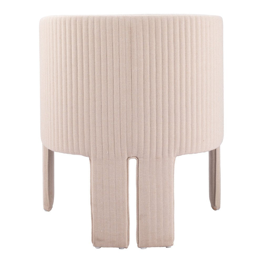 Sillón Ocasional para Salón de Belleza - ZUO HULL - Beige - Asiento y Respaldo Tapizados - 110106 - Zuo - NOGAL BEAT - Sillón Ocasional