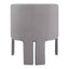 Sillón Ocasional para Salón de Belleza - ZUO HULL - Gris Pizarra - Asiento y Respaldo Tapizados en Lino Sintético - 110105 - Zuo - NOGAL BEAT - Sillón Ocasional