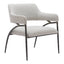 Sillón Ocasional para Salón de Belleza - ZUO VESTERBORO - Gris - Asiento y Respaldo Tapizados en Tejido Texturizado - 110269 - Zuo - NOGAL BEAT - Sillón Ocasional