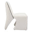 Sillón Ocasional para Spa - ZUO NOVO - Marfil - Asiento y Respaldo Tapizados en Tejido Texturizado - 110201 - Zuo - NOGAL BEAT - Sillón Ocasional