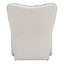 Sillón Ocasional para Spa - ZUO NOVO - Marfil - Asiento y Respaldo Tapizados en Tejido Texturizado - 110201 - Zuo - NOGAL BEAT - Sillón Ocasional