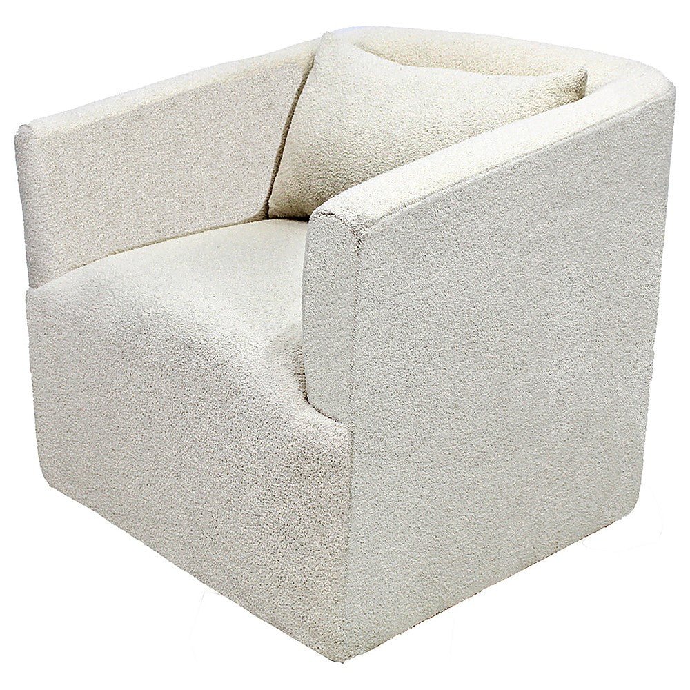 Sillón Ocasional para Zonas Lounge - NOGAL BEAT ULZEN SEGOVIA SALA0113778 - Blanco - Asiento y Respaldo Tapizados - SALA0113778 - Mundo In - NOGAL BEAT - Sillón Ocasional
