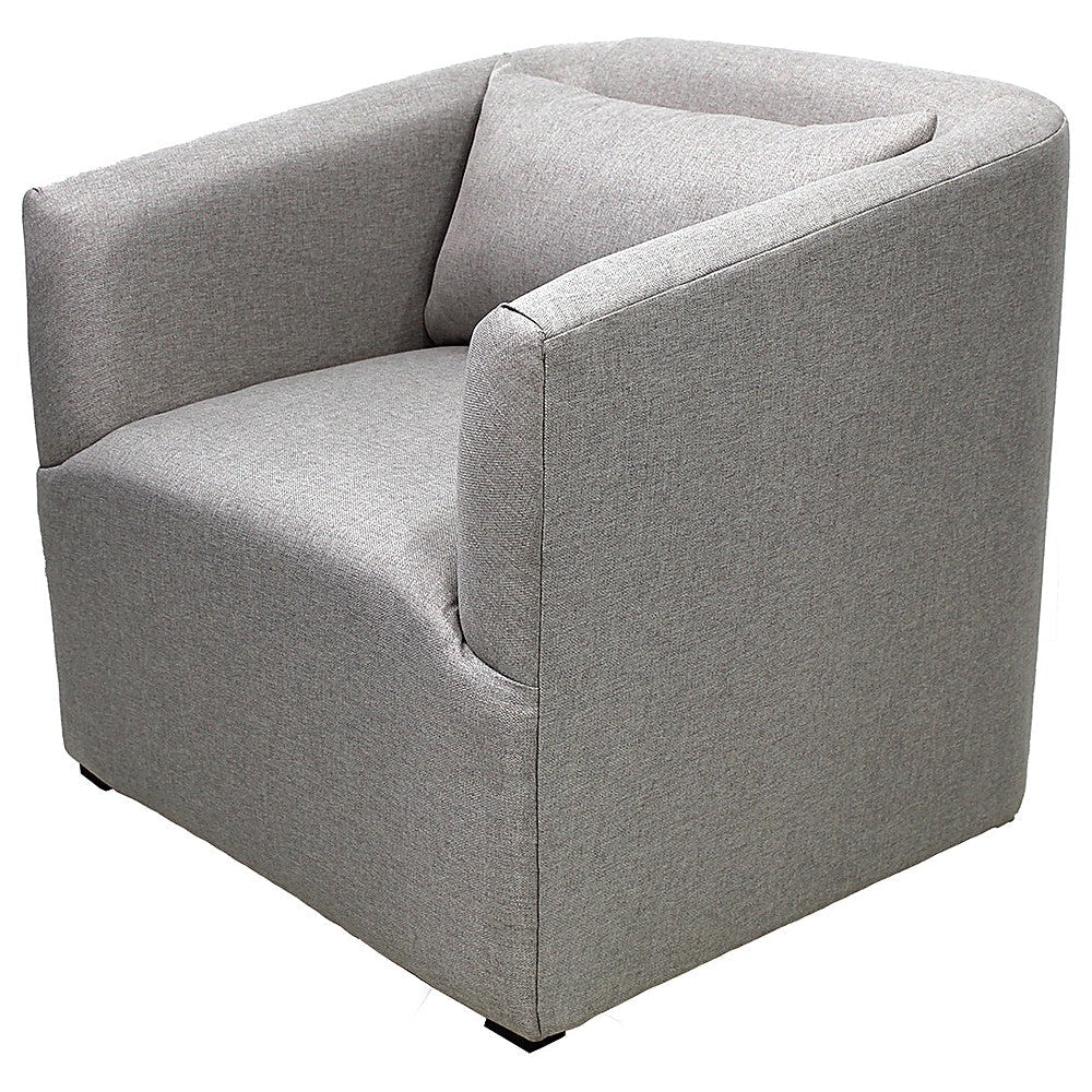 Sillón Ocasional para Zonas Lounge - NOGAL BEAT ULZEN SEGOVIA SALA0113778 - Blanco - Asiento y Respaldo Tapizados - SALA0113778 - Mundo In - NOGAL BEAT - Sillón Ocasional