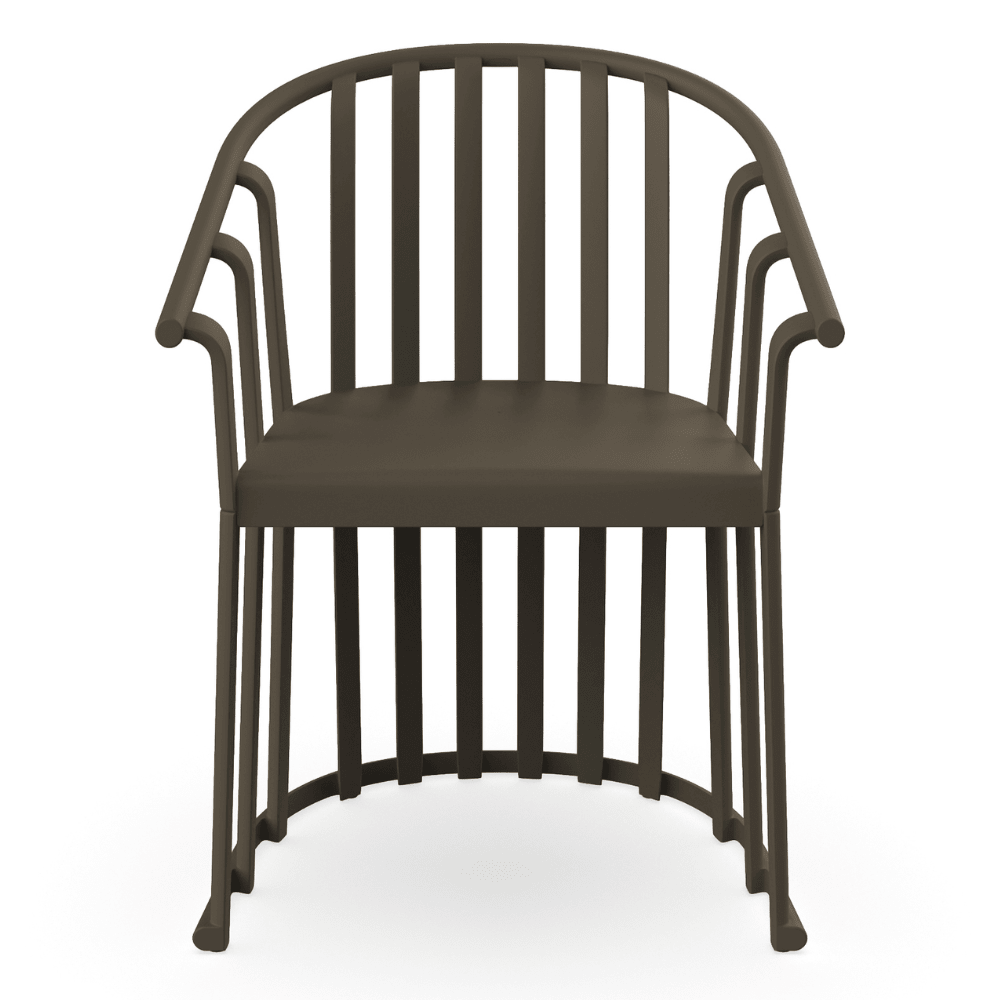 Sillón Resol Raff en fibra de vidrio y PP con protección UV para interior y exterior