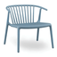 Sillón Resol Woody Lounge con brazos en polipropileno apilable para interior y exterior