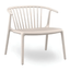 Sillón Resol Woody Lounge con brazos en polipropileno apilable para interior y exterior