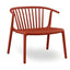 Sillón para Descanso con Brazos - RESOL WOODY LOUNGE - Varios Colores - Protección UV y Apilable - 07085 - Resol - NOGAL BEAT - Sillón Ocasional