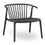 Sillón Resol Woody Lounge con brazos en polipropileno apilable para interior y exterior