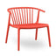 SILLÓN RESOL WOODY LOUNGE | Sillón Ocasional Decorativo | Brazos | Polipropileno | Fibra Vidrio | Protección UV | Exterior + Interior - 06550 - Resol - NOGAL BEAT - Sillon