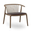 SILLÓN RESOL WOODY LOUNGE TAPIZADO | Sillón Ocasional Decorativo | Brazos | Polipropileno | Fibra Vidrio | Galleta Tapizada | Protección UV | Exterior + Interior - 86917 - Resol - NOGAL BEAT - Sillon