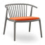 SILLÓN RESOL WOODY LOUNGE TAPIZADO | Sillón Ocasional Decorativo | Brazos | Polipropileno | Fibra Vidrio | Galleta Tapizada | Protección UV | Exterior + Interior - 86925 - Resol - NOGAL BEAT - Sillon