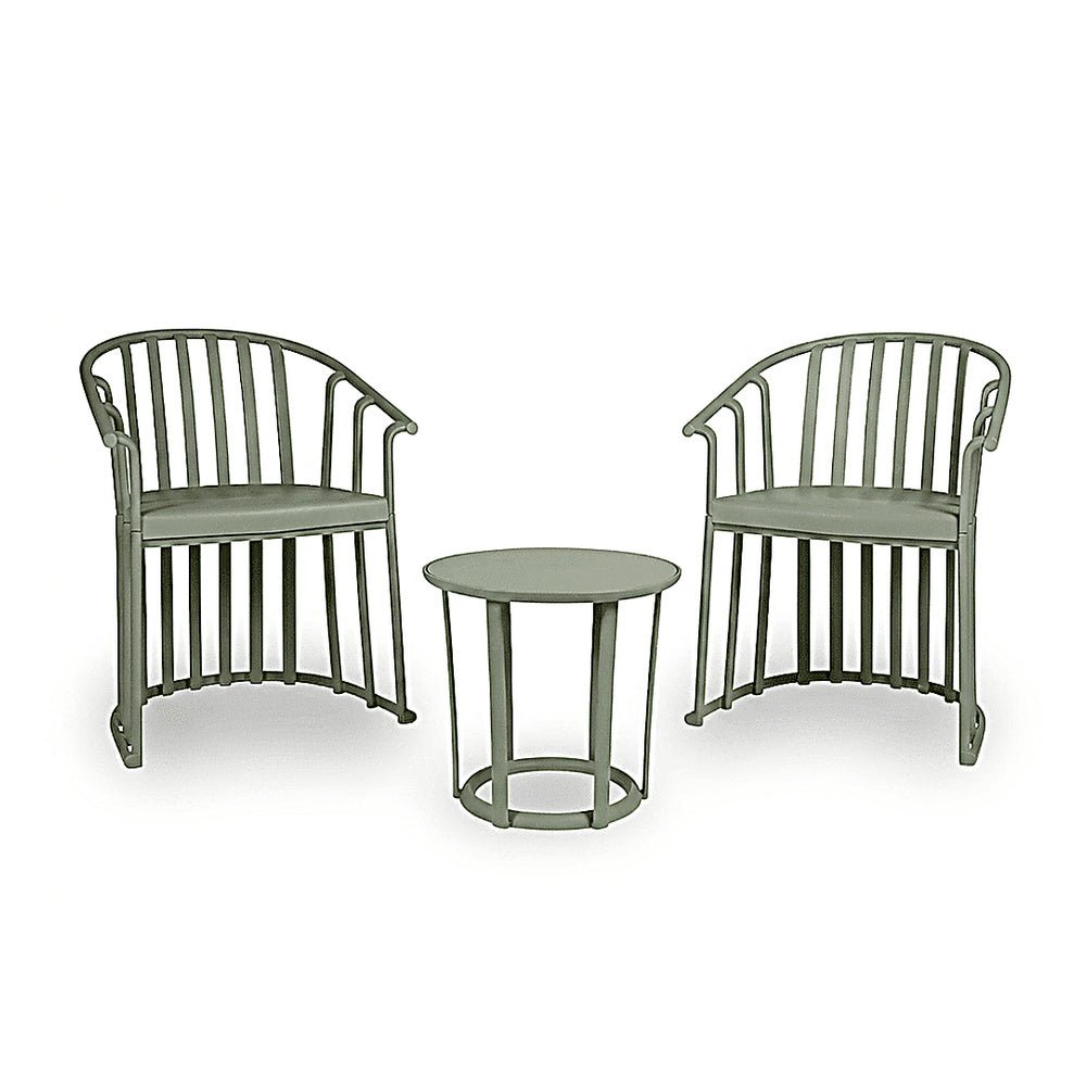 Sillónes para Áreas de Exterior y Terrazas con 1 Mesa - RESOL RAFF - Varios Colores - Protección UV y Fibra de Vidrio con Polipropileno - 21681 - Resol - NOGAL BEAT - Sofá de Terraza