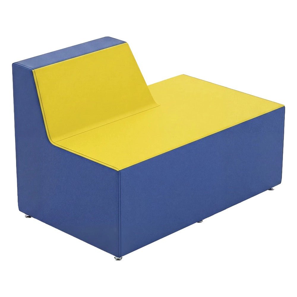 Sofá con Respaldo Bajo a un Extremo para Sala de Espera - GEBESA FOMCORE CONNECT - Tapizado - GFCA137482831 - GEBESA - NOGAL BEAT - Sillón Ocasional
