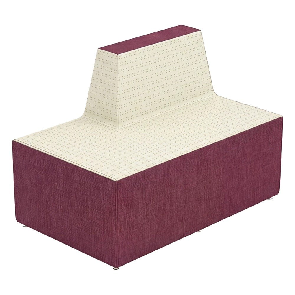 Sofá con Respaldo Bajo Central para Área de Descanso - GEBESA FOMCORE CONNECT - Tapizado - GFCA136482831 - GEBESA - NOGAL BEAT - Sillón Ocasional