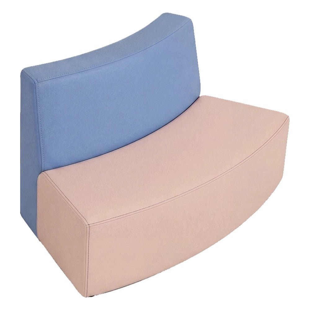 Sofá Curvo Externo para Lounge - GEBESA FOMCORE ARMLESS - Frente 168 cm - Alto 88 cm - Tapizado - GFCA109673135 - GEBESA - NOGAL BEAT - Sillón Ocasional