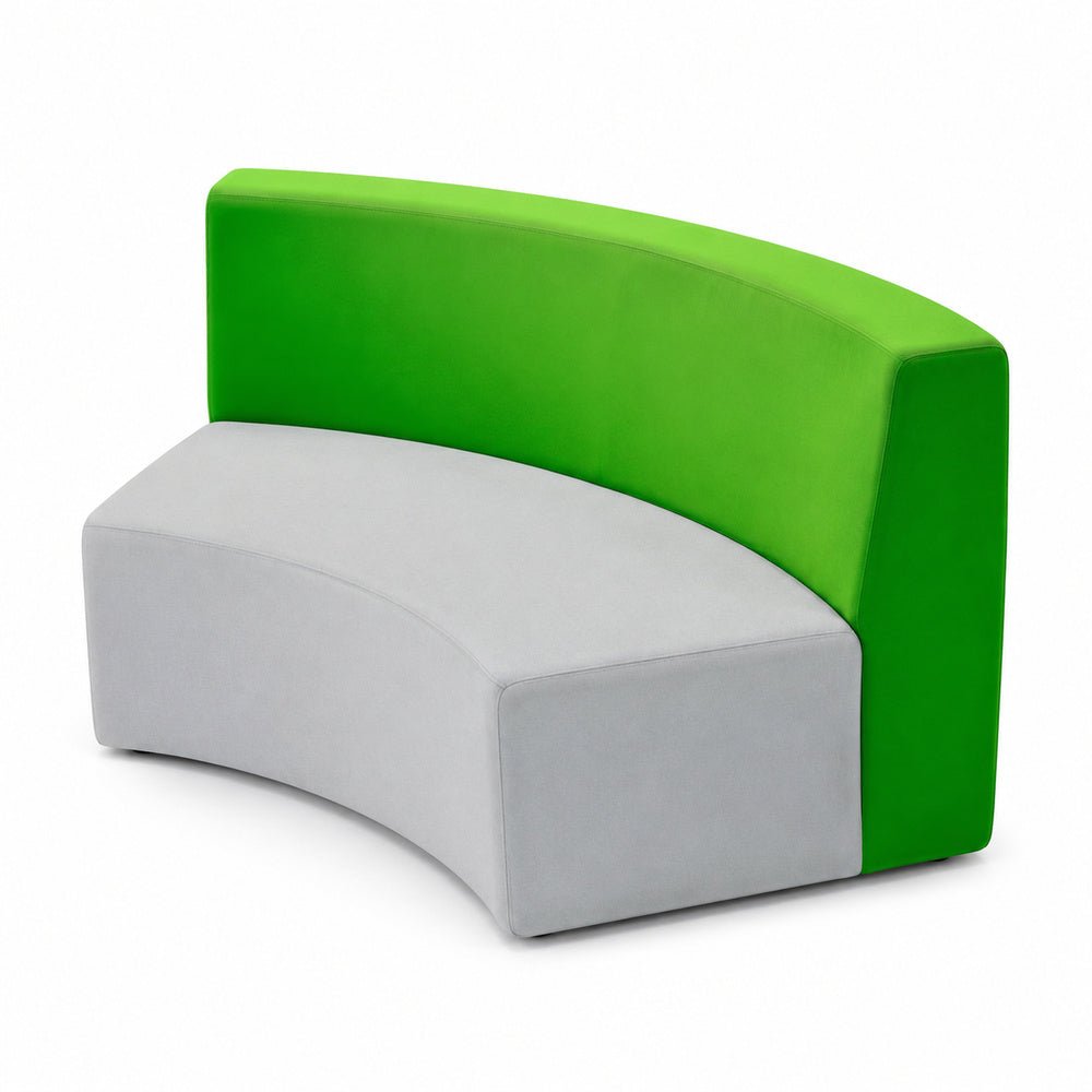 Sofá Curvo Interno para Área de Descanso - GEBESA FOMCORE ARMLESS - Frente 168 cm - Alto 88 cm - Tapizado - GFCA020673135 - GEBESA - NOGAL BEAT - Sillón Ocasional