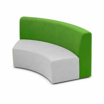Sofá Curvo Interno para Lounge - GEBESA FOMCORE ARMLESS - Frente 125 cm - Alto 68 cm - Tapizado - GFCA020502327 - GEBESA - NOGAL BEAT - Sillón Ocasional