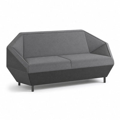 Sofá Independiente 2 Plazas - VERSA OFFSET - Frente 180 cm - VO-522S - VERSA - NOGAL BEAT - Sillón Ocasional