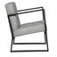 Sillón Albar Berlin P de una plaza tapizado en hule espuma sobre base metálica rectangular pintada