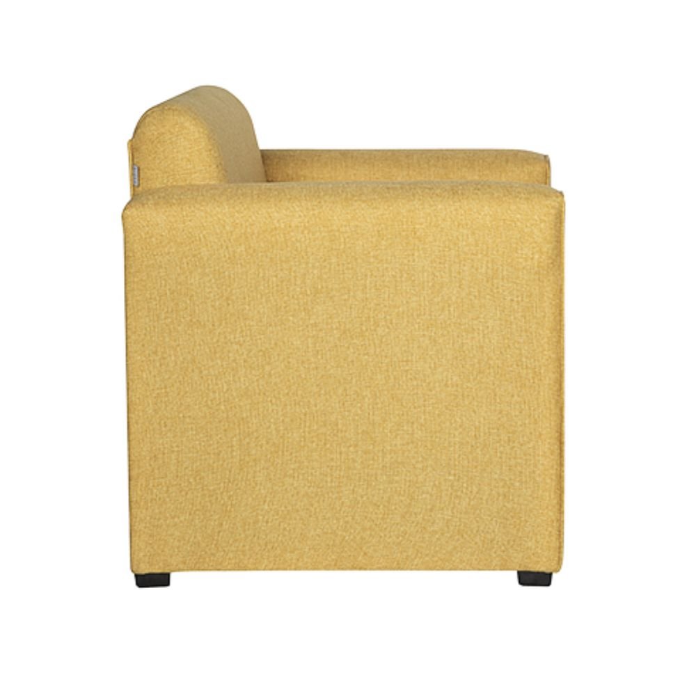Sillón 1 plaza ALBAR MILAN para área de espera, respaldo y asiento tapizados.