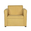 Sillón 1 plaza ALBAR MILAN para área de espera, respaldo y asiento tapizados.
