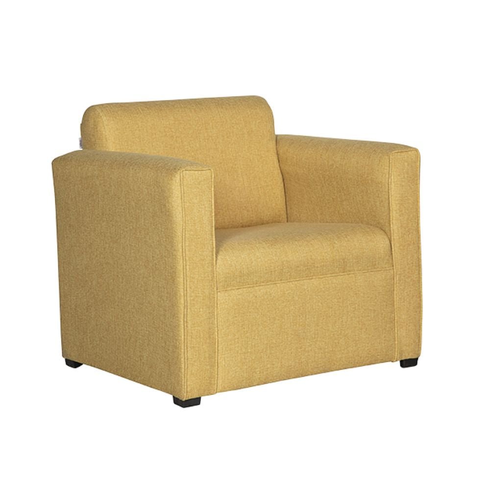 Sillón 1 plaza ALBAR MILAN para área de espera, respaldo y asiento tapizados.
