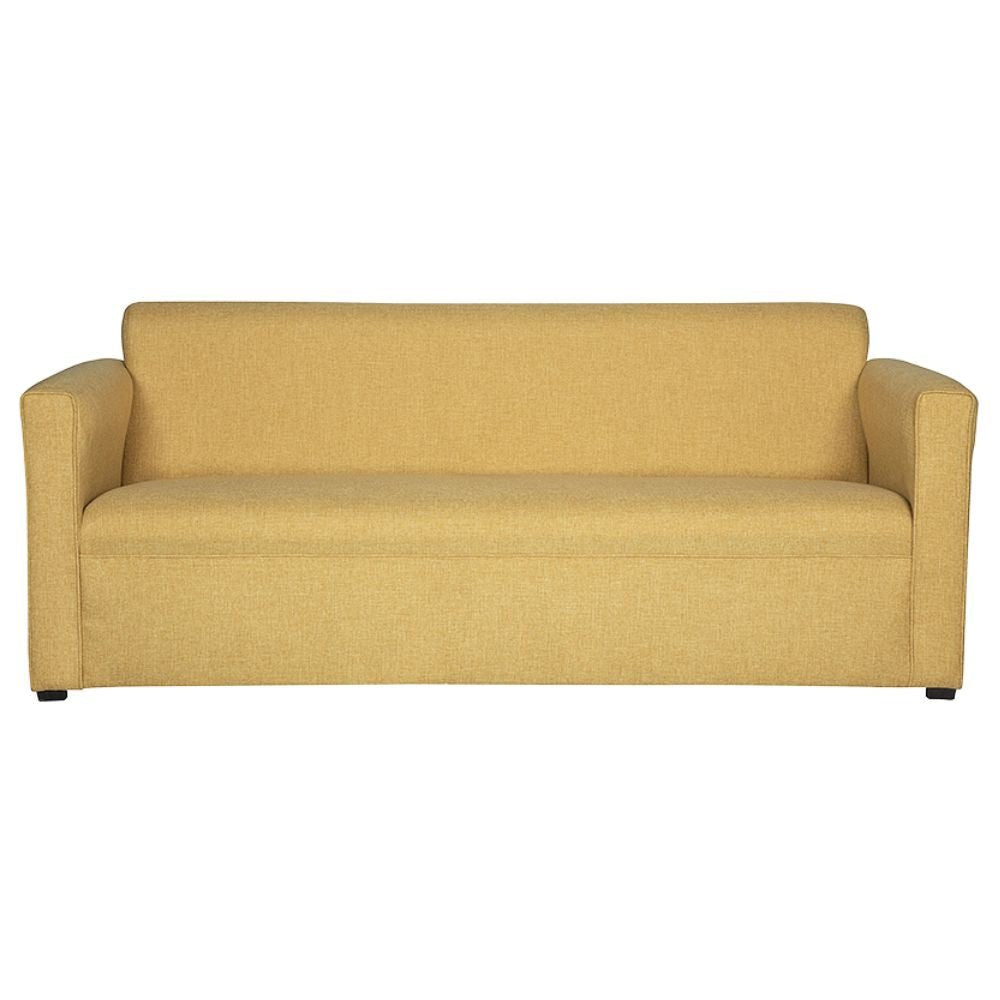 Sillón para lounge 3 plazas Albar Milan tapizado con patas de polietileno triangular