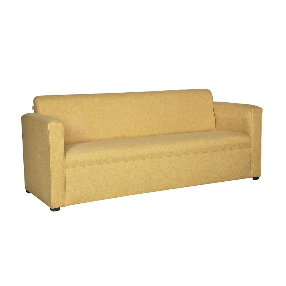Sillón para lounge 3 plazas Albar Milan tapizado con patas de polietileno triangular