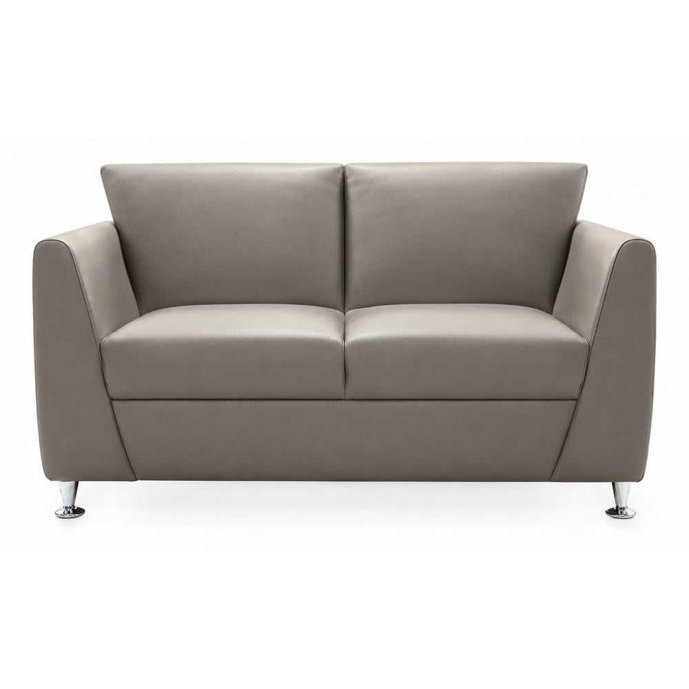 Sofá para Área de Descanso - GEBESA PRISMA - 2 Plazas - Asiento y Respaldo Tapizado - GDP280P2TP - GEBESA - NOGAL BEAT - Sillón Ocasional