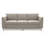 Sofá para Área de Descanso - GEBESA PRISMA - 3 Plazas - Asiento y Respaldo Tapizado - GDP280P3TP - GEBESA - NOGAL BEAT - Sillón Ocasional
