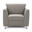 Sofá para Área Lounge - GEBESA PRISMA - 1 Plaza - Asiento y Respaldo Tapizado - GDP280P1TP - GEBESA - NOGAL BEAT - Sillón Ocasional