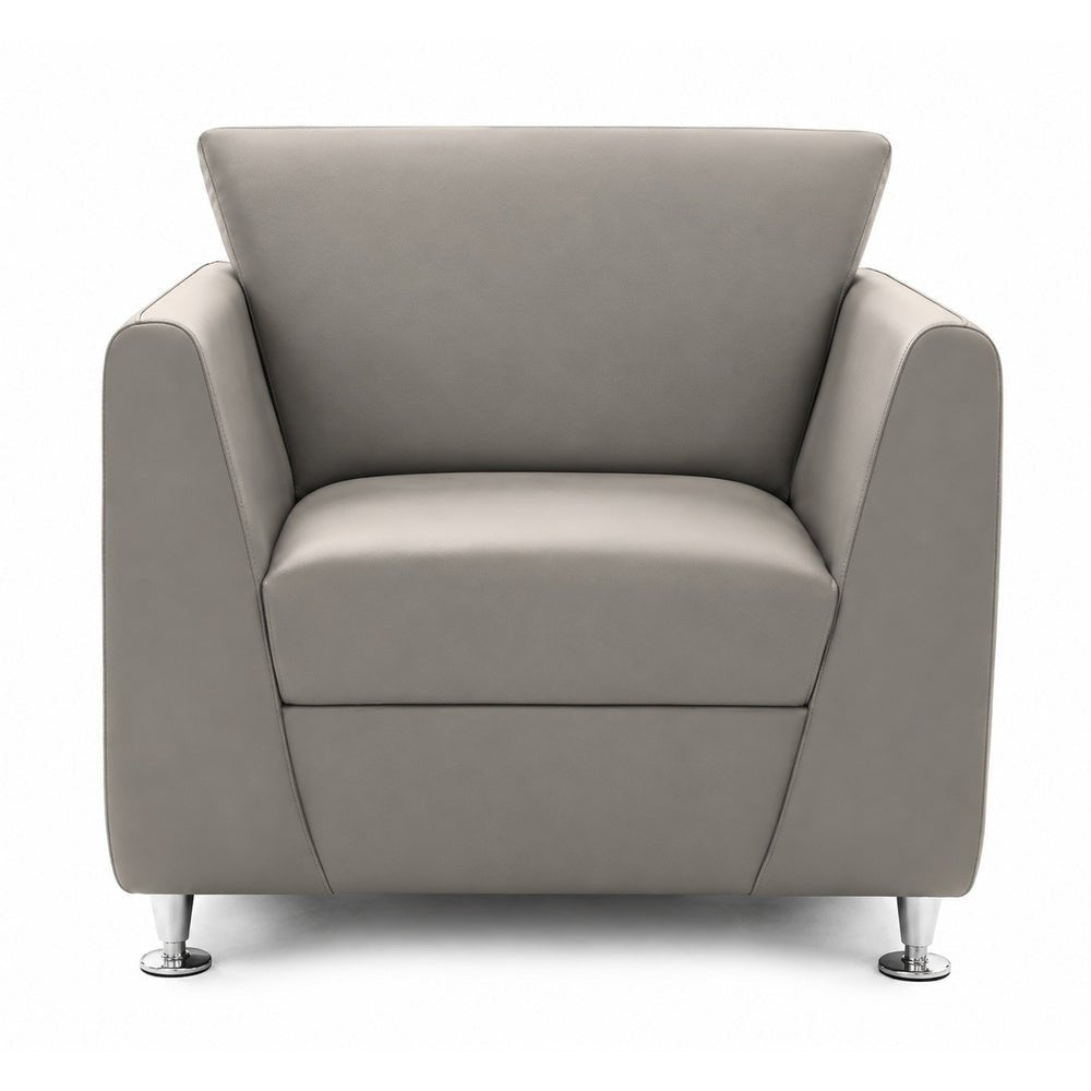 Sofá para Área Lounge - GEBESA PRISMA - 1 Plaza - Asiento y Respaldo Tapizado - GDP280P1TP - GEBESA - NOGAL BEAT - Sillón Ocasional