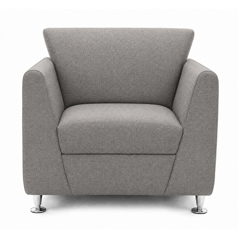 Sofá para Área Lounge - GEBESA PRISMA - 1 Plaza - Asiento y Respaldo Tapizado - GDP280P1 - GEBESA - NOGAL BEAT - Sillón Ocasional