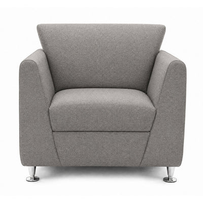 Sofá para Área Lounge - GEBESA PRISMA - 1 Plaza - Asiento y Respaldo Tapizado - GDP280P1 - GEBESA - NOGAL BEAT - Sillón Ocasional