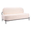 Sofá para Consultorio 2 Plazas - ZUO ARENDAL - Vainilla - Asiento y Respaldo Tapizados en Tejido Texturizado - 110024 - Zuo - NOGAL BEAT - Sillón Ocasional