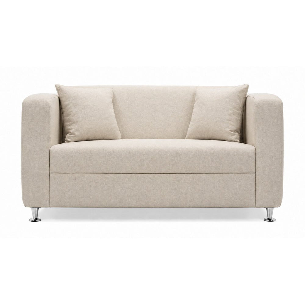 Sofá para Sala de Espera - GEBESA JET - 2 Plazas - Asiento y Respaldo Tapizado - GDJ280P2 - GEBESA - NOGAL BEAT - Sillón Ocasional