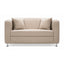 Sofá para Sala de Espera - GEBESA JET - 2 Plazas - Asiento y Respaldo Tapizado - GDJ280P2TP - GEBESA - NOGAL BEAT - Sillón Ocasional