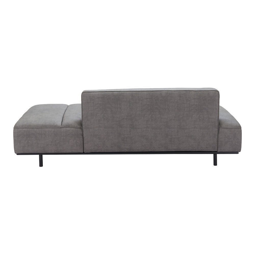 Sofá para Spa 3 Plazas - ZUO CONFECTION - Varios Colores - Asiento y Respaldo Tapizados en Piel Sintética - 110079 - Zuo - NOGAL BEAT - Sillón Ocasional