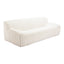 Sofá para Spa 3 Plazas - ZUO OSTERBRO - Crema - Asiento y Respaldo Tapizados - 110277 - Zuo - NOGAL BEAT - Sillón Ocasional