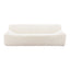 Sofá para Spa 3 Plazas - ZUO OSTERBRO - Crema - Asiento y Respaldo Tapizados - 110277 - Zuo - NOGAL BEAT - Sillón Ocasional