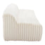 Sofá para Spa 3 Plazas - ZUO OSTERBRO - Crema - Asiento y Respaldo Tapizados - 110277 - Zuo - NOGAL BEAT - Sillón Ocasional