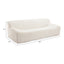 Sofá para Spa 3 Plazas - ZUO OSTERBRO - Crema - Asiento y Respaldo Tapizados - 110277 - Zuo - NOGAL BEAT - Sillón Ocasional