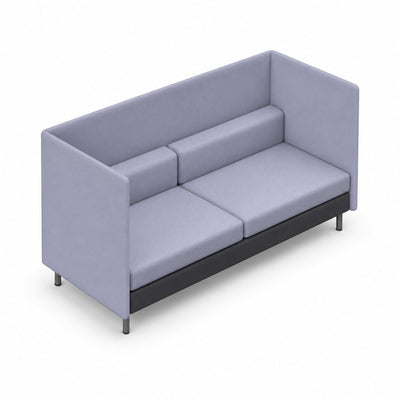 Sofá Pspace 3 Plazas Tapizado en Sintético Altacia - VERSA OFFSET SOFA PSPACE - VO-600S - VERSA - NOGAL BEAT - Sillón Ocasional